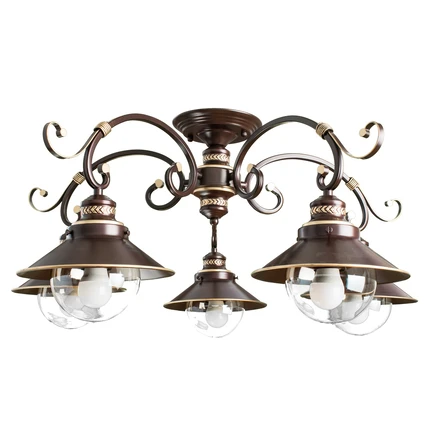 Потолочная люстра Arte Lamp GRAZIOSO A4577PL-5CK